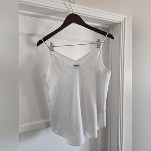 EXPRESS Sheer Double Layer Dressy V-Neck/Back Cami